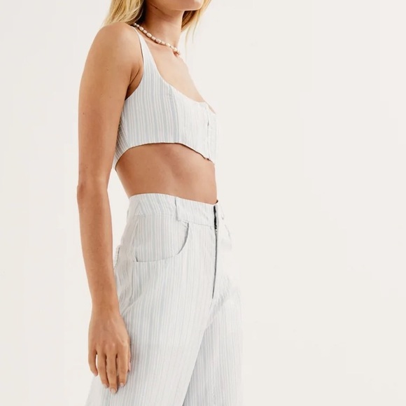 For Love and Lemons Skylar Wide Leg Pants and Cropped Corset Top! - Picture 3 of 4